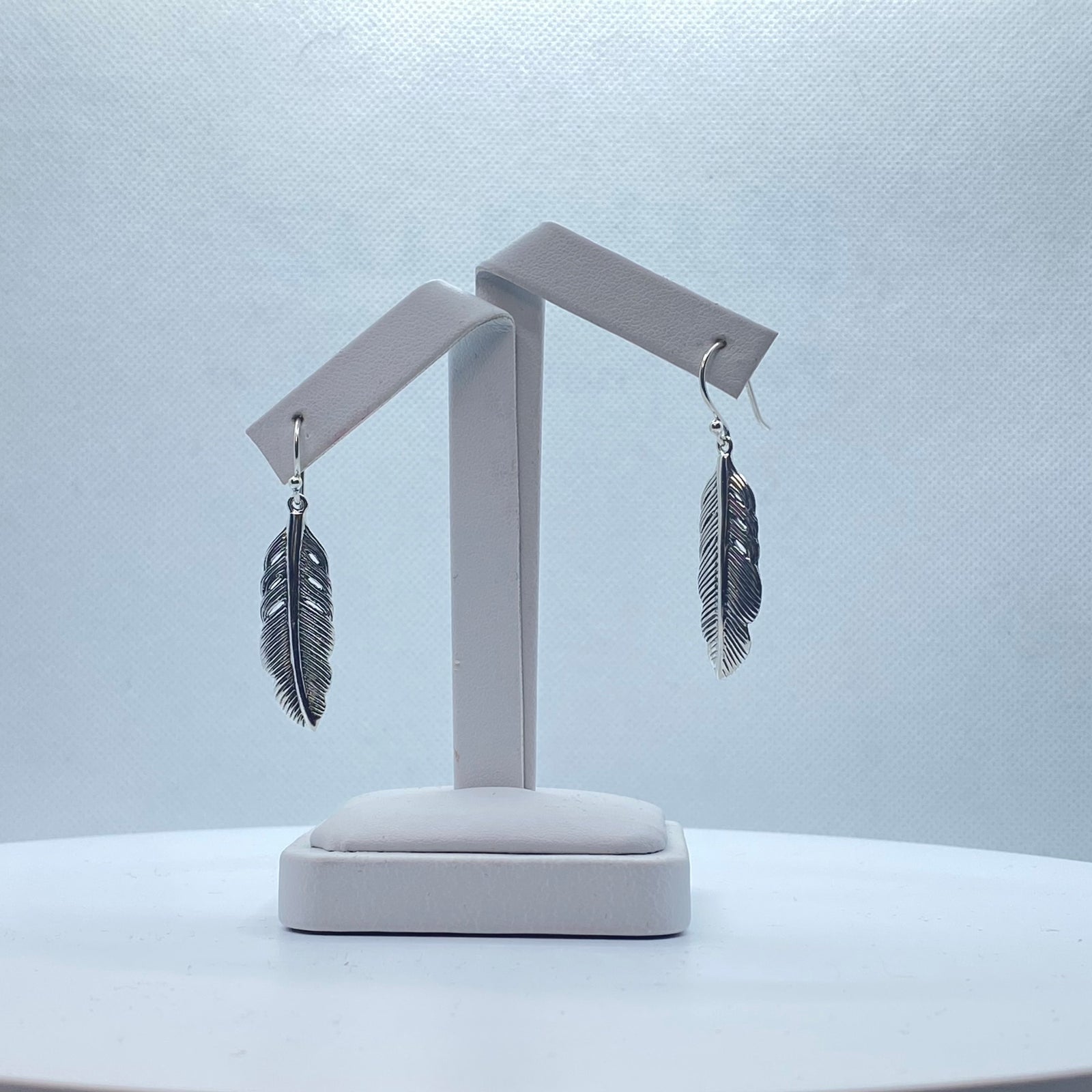 Boucles d’oreilles argent sterling 915 pendant plumes