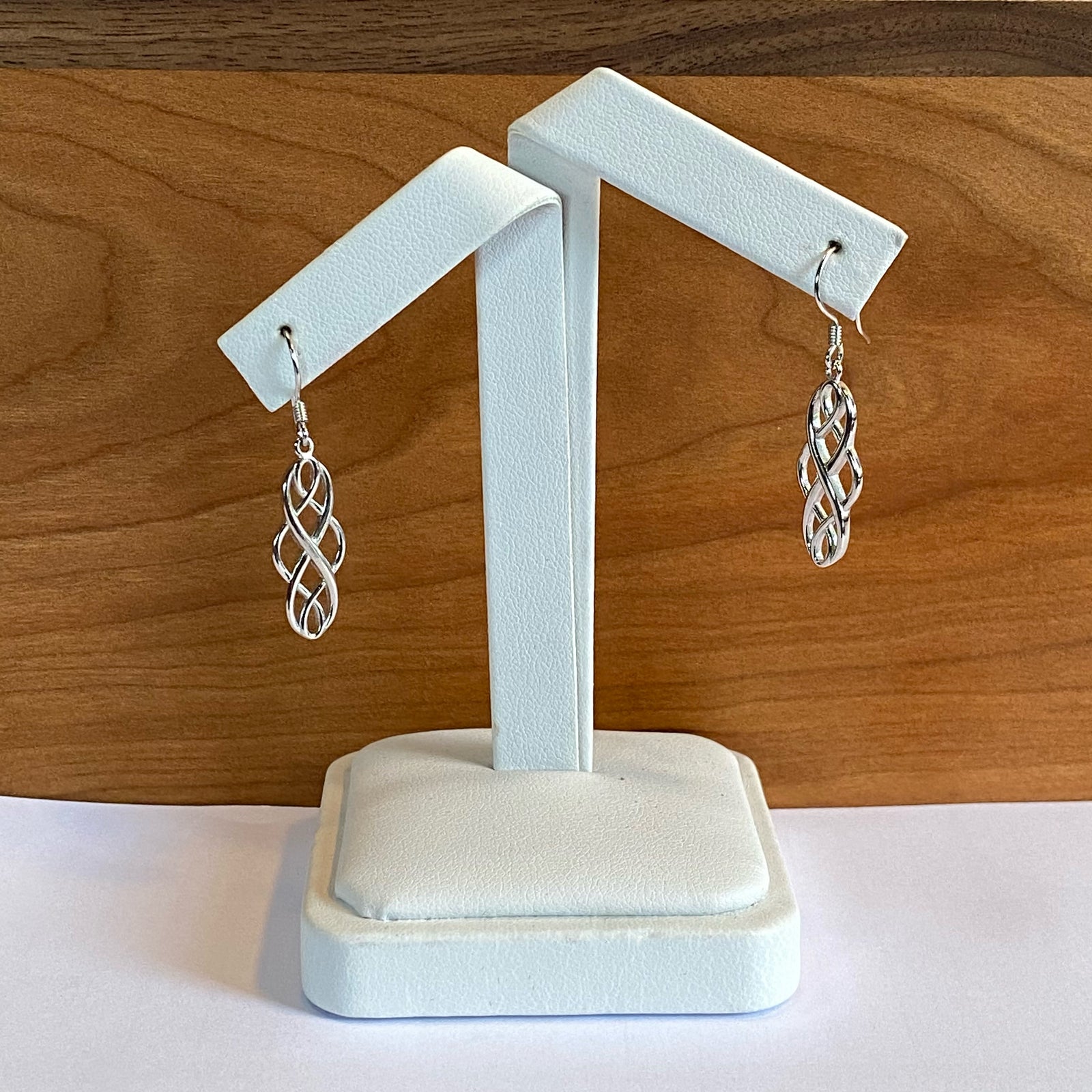 Boucles d’oreilles argent sterling 925 nœud celtique